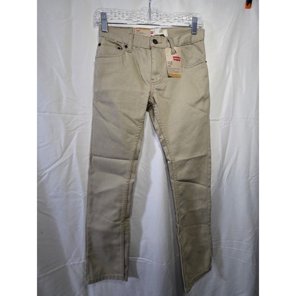 Levi's 511 Slim Jeans Tan Beige Size 26x26 12 Regular 511 Slim New with Tags